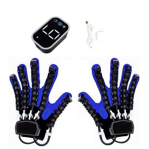 HZFAIGLL (Left & Right) Robotic Rehabilitation Gloves, Finger and Hand Function Rehabilitation Trainer, Hand Strengthening Device for Hemiplegia Stroke Patients