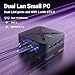 MINIX N97 Mini PC, 12th Gen Intel N97 (up to 3.60GHz) 12GB LPDDR5X 512GB SSD Dual LAN Micro Desktop Computer, 4K Triply display/2x HDMI/DP, Small PC Computers for Business School Office