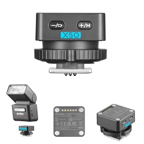 Godox X5-O TTL Wireless Hot Shoe Trigger for Olympus Panasonic Cameras, for Godox iT32 Mini Flash, 2.4G TTL/HSS Remote Control, Magnetic Connection