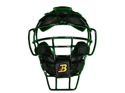 ベルガードBELGARD 審判用 軟式野球用 JSBB公認マークあり ブラックフレーム×ブラックパッドBマークゴールド W型パッド 小型軽量マスク UM460ダブルパッド 発声のしやすい 軟式 野球用