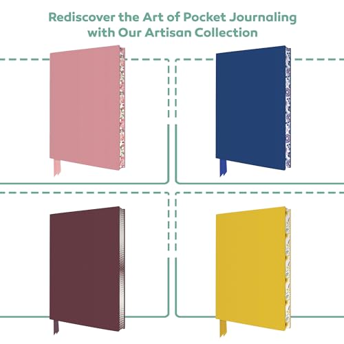 Orange Artisan Pocket Journal (Flame Tree Journals) (Artisan Pocket Journals): Unser hochwertiges, liniertes Blankbook mit Softcovereinband aus ... Buchschnitt (Exquisit Notizbuch DIN A 6)