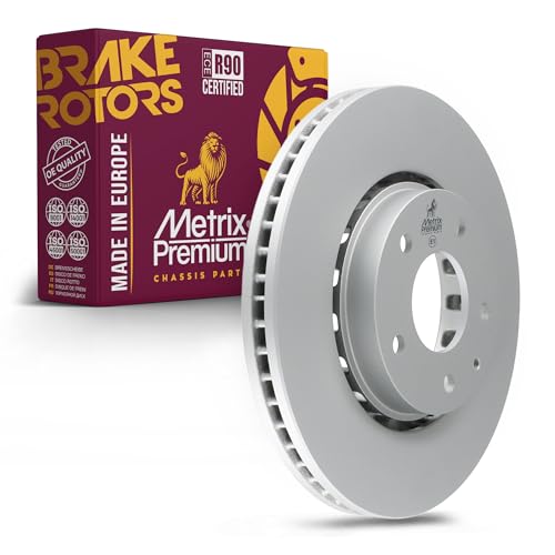 Metrix Premium Chassis Parts 297 mm Front Coated Brake Rotor Fits Mazda 6