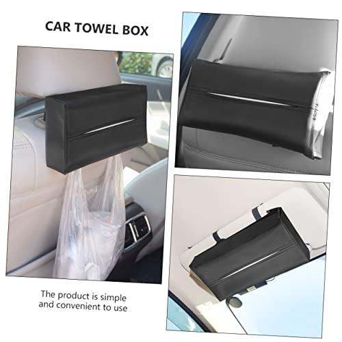 FAVOMOTO 1 Unidade Caixa De Lenços De Carro Porta Lenço De Viseira De Carro Viseira Porta Lenços De