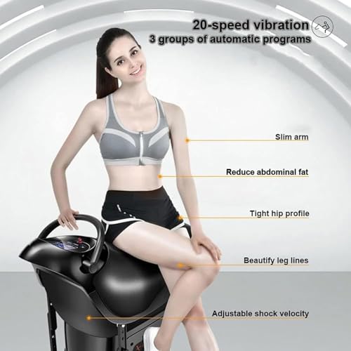 Máquina eléctrica de equitación simulada 3D, equipo de fitness para cintura, piernas y caderas con 20 velocidades ajustables miniatura 6