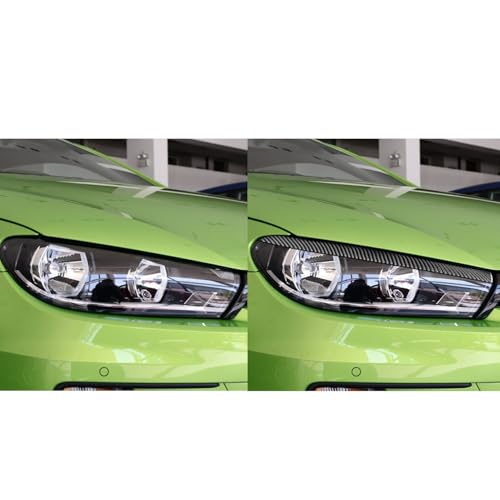 Sourcils de phares Scirocco 2009-2016 pour masquer les rayures et protéger les optiques - 6