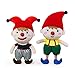 JMHomeDecor Peluche 2Pcs Joker Clown Droll Peluche Bambola di Pezza Bambini Neonata Ragazzo Giocattoli per Bambini Compleanno Regalo Divertente Decorazioni per La Casa Giocattolo Farcito