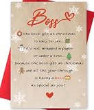 Huameigf Biglietto di Natale Boss 285