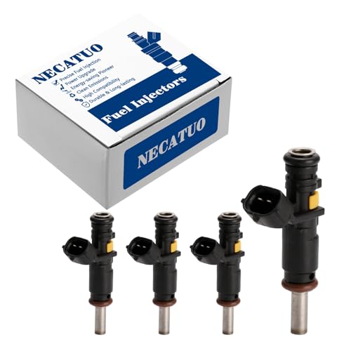 Set of 4 Fuel Injectors - Compatible with Mini Cooper Countryman Paceman R55 R56 R57 R58 R59 R60 R61 - Replaces FJ1111 7528176 13537528176