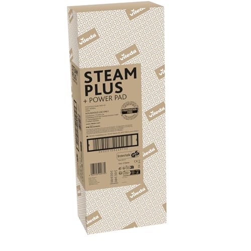Vileda Steam PLUS Power Pad mop parowy do mycia podłóg, parkietu, płytek i dywanów
