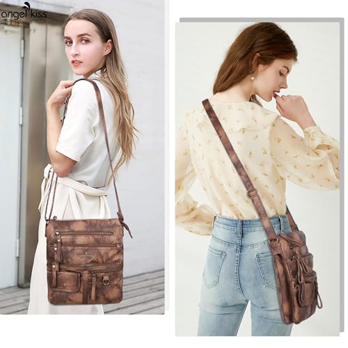 Image of Angel Kiss Small Shoulder Bag for Women Crossbody Purses and Handbags Multi Pockets Hobo Bags