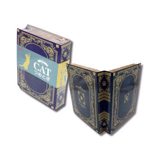 【猫用 爪とぎ ブックタイプ】可愛い?キャット爪とぎ+段ボールハウス 本型 44cm 爪研ぎ ペット用品 ケア用品 衛生用品 キャットハウス おもちゃ ねこ ネコ インテリア 猫一人遊び おしゃれ かわいい ダンボール 夢中