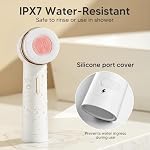 Bidirectional Rotation Facial Cleansing Brush for Women,Rechargeable Waterproof Face Exfoliator Brush for Deep Cleansing,Women Mom Her Easter Gifts - Image 5