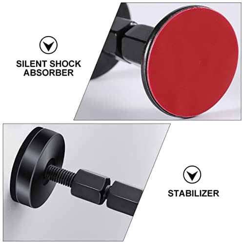 Angoily 4 peças para cabeceiras, camas, cabeceira, preta, prática, cabeceira, sofá, sofás, telescópi