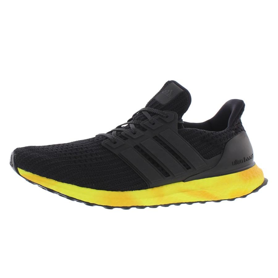Image of adidas Mens Ultraboost Running Sneakers Shoes - Black - Size 9.5 M