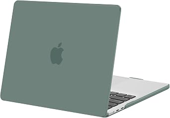 MOSISO Compatible with MacBook Air 13 inch Case 2026, Emerald Green