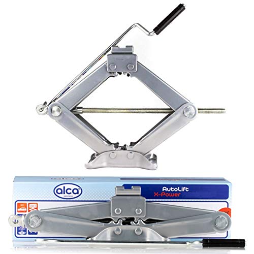 alca Germany Heavy Duty Car Van Scissor Jack Lift Lifting Stabilizer Various Size Breakdown Tyre Change Tool (2 ton)