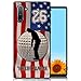 Personalized Golfer Name Number America Flag Design Rubber Cover Phone Case for Google Pixel 4/4A/4XL/5/5XL/6/6 PRO/7/7 Pro Custom Golf Phone Case