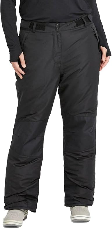 Amazon.com: All in Motion Pantalones de nieve para mujer (negro) : Ropa,  Zapatos y Joyería