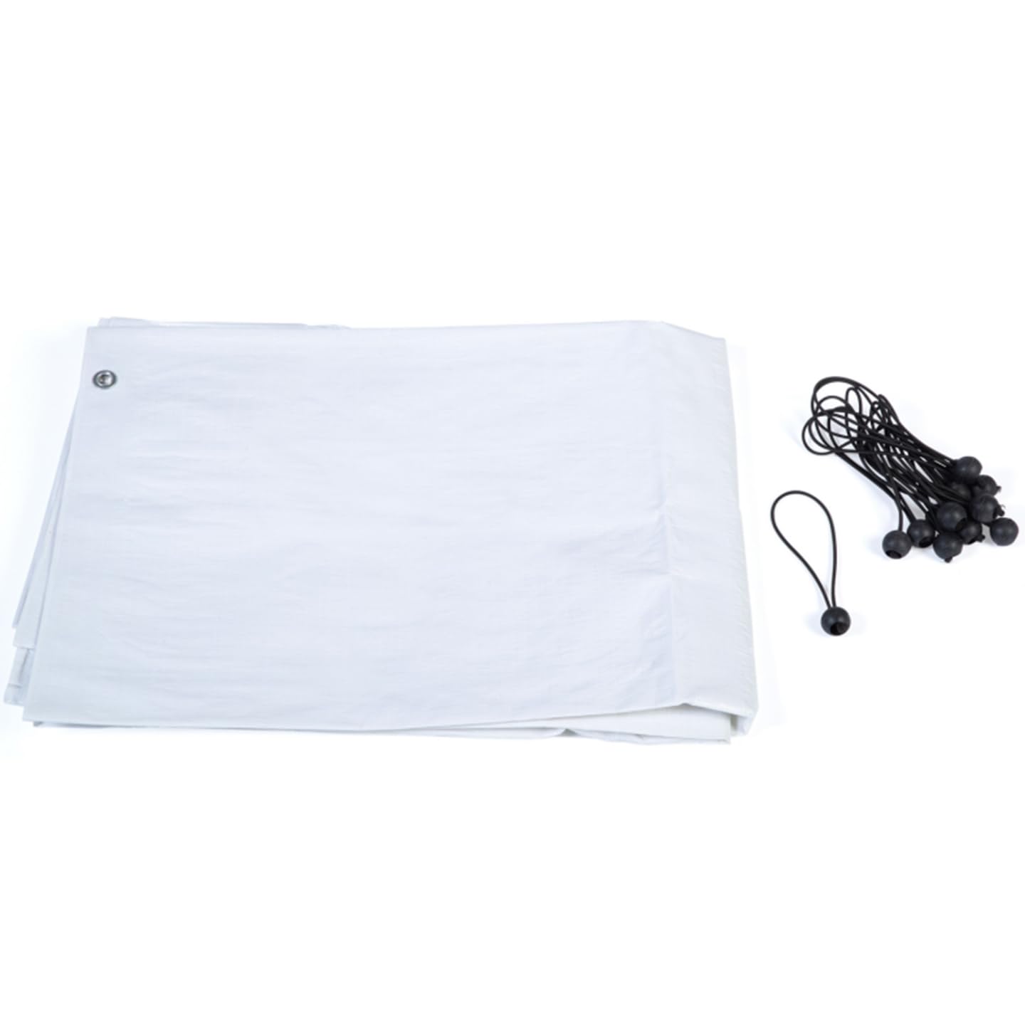 Lona impermeable blanca 150 GR para corrales de gallineros 1 trasera 2 lados