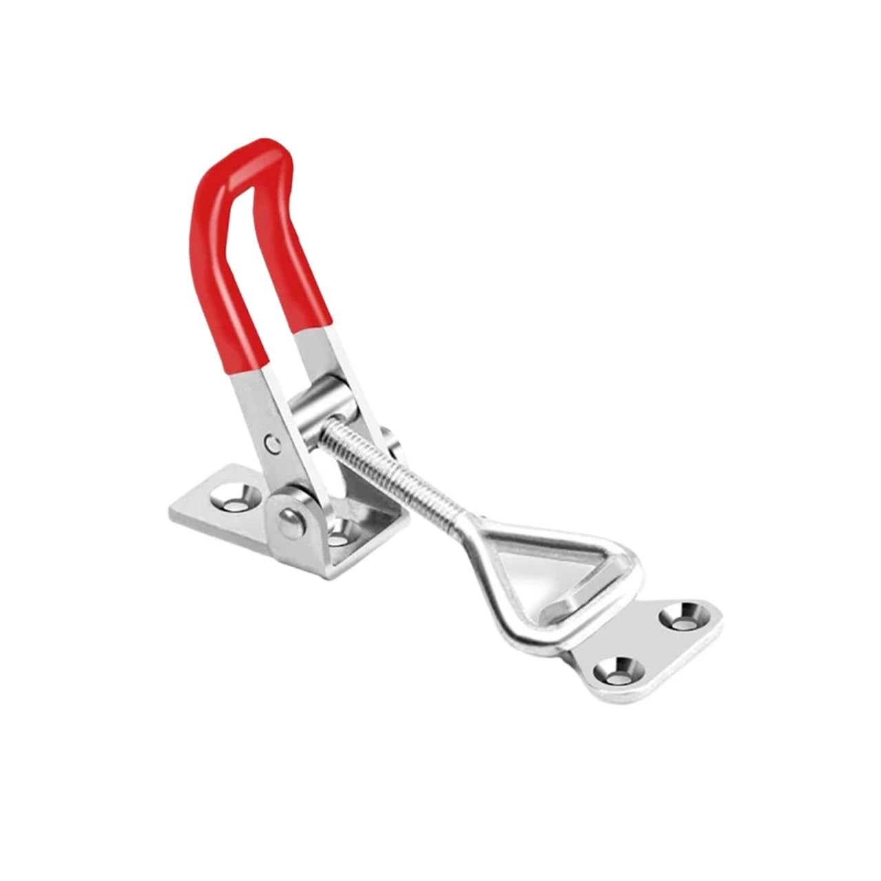 2/4pcs Adjustable Toggle Clamp Latch Heavy Duty Latches Holding Capacity Pull for Smoker Lid Jig Tool Box Cas(4PC)