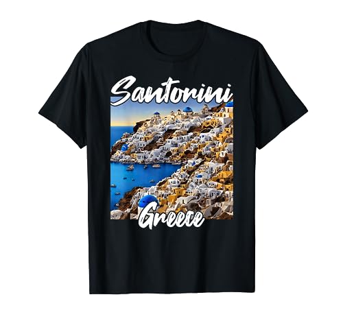 Santorini Grecia Camiseta