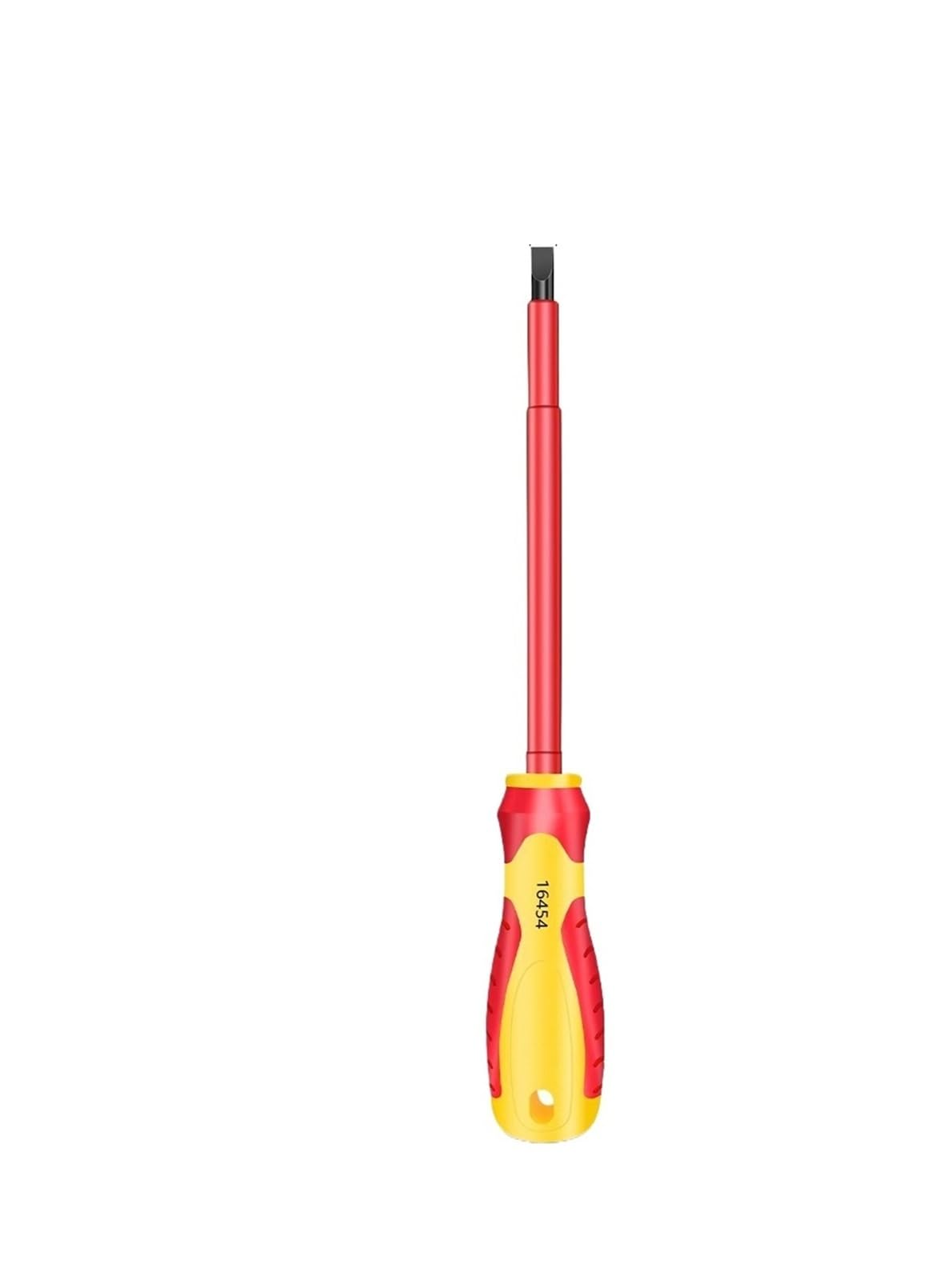 Electrician's Professional Maintenance Tools Insulated Screwdriver Slotted Cross Screwdrivers Phillips Flat Driver Hand(Slotted 5 125mm)