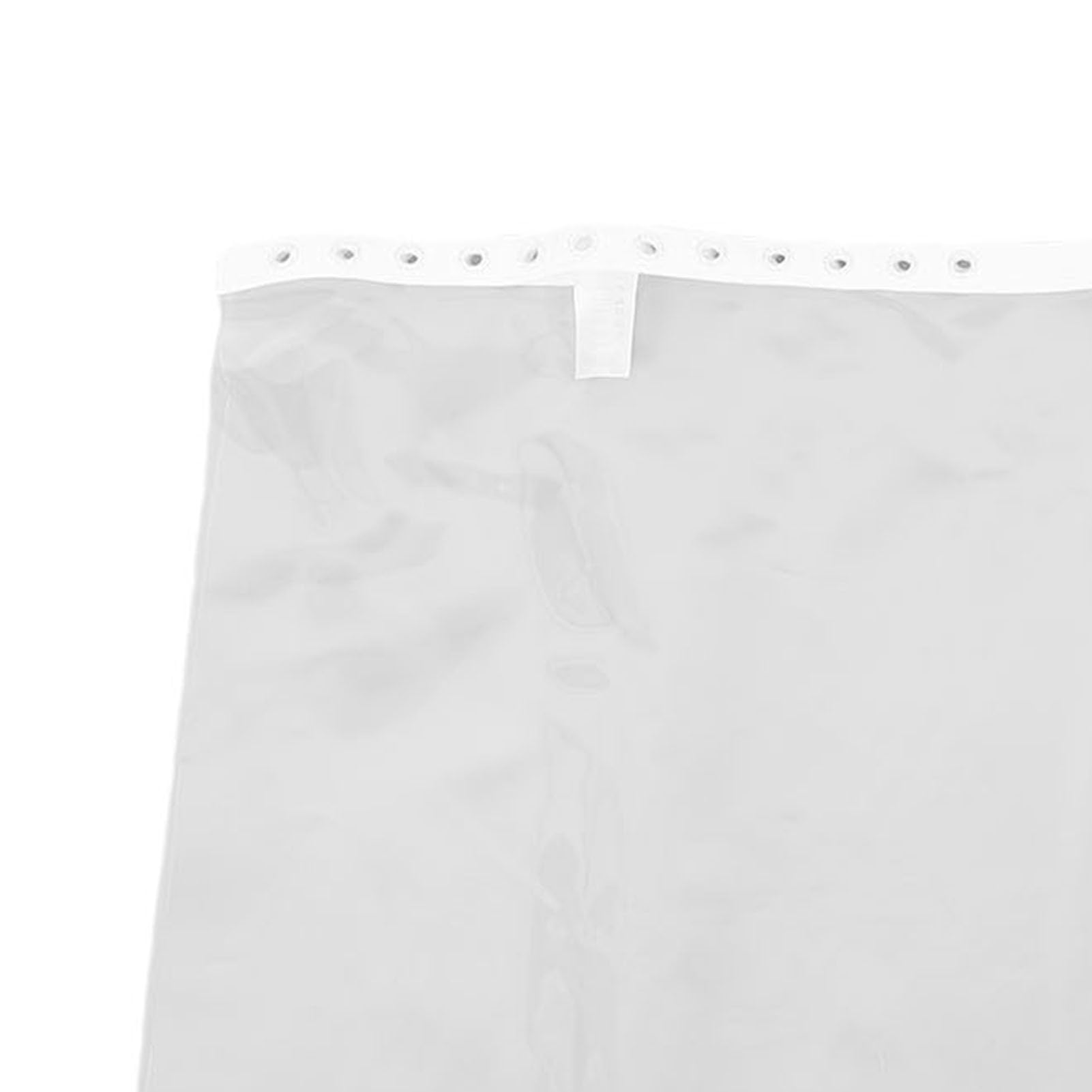 KIMISS Doublure de Rideau de Douche en Plastique Transparent avec Crochets Réglables pour la Protection de la Salle de Bain, Rideau de Bain EVA Imperméable et Durable