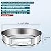 LVDALAB 304 Stainless Steel Lab Sieve Screen Mesh, 6 Mesh(3.5mm) Aperture Test Sieve, 12Inch(30cm) Diameter Economy Standard Analysis Sample Test Sieves for Industrial Laboratory Homes