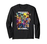 Marvel Studios X-Men '97 Season 2 Previously on X-Men Long Sleeve T-Shirt