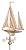Good Directions Large Sailboat Weathervane, Pure Copper