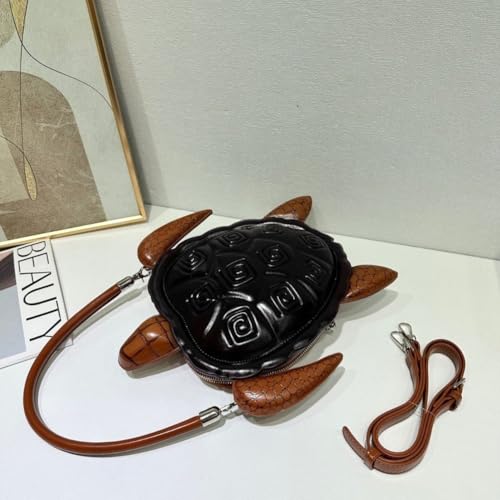 Fourre-tout pour femme tortue 3D une maroquinerie au relief animalier - 4