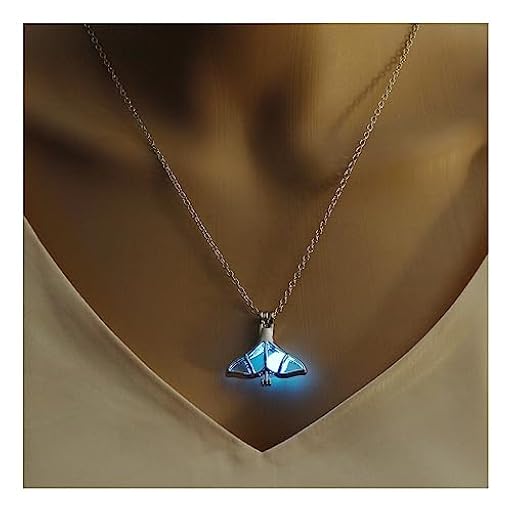 Collar Luminoso De Cola De Pez Creativo - Serie Luminosa Collar De Amistad Collar Que Brilla En La Oscuridad Accesorios De Joyería Que Brillan Para Mujeres Hombres Adolescentes Niñas,Azul Oscuro,Lo | Ya disponible en tu tienda friki favorita! En mundofriki.es!