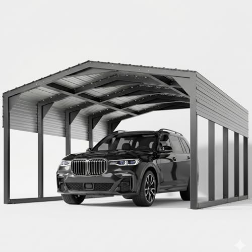 12×20 FT Carport, 2"x2" Reinforced
