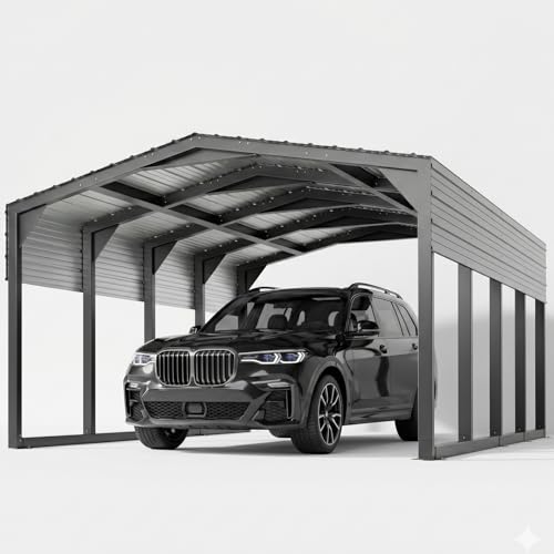 WELYAS 12×20 FT Metal Carport