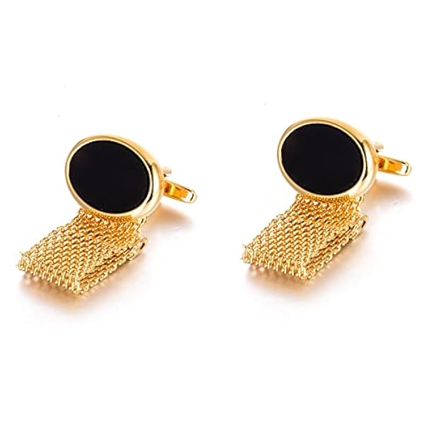 ZWEBY Manschettknappar män manschettknappar kedja länk manschettknappar mässingsknappar för bröllop affärer