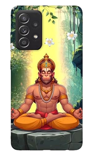 Image of 3D Premium Printed ''''''Mha''' '''Veer''' ''''''Hanuman'''''''''''' Mobile Back Cover & Case Designer for Samsung Galaxy A52s