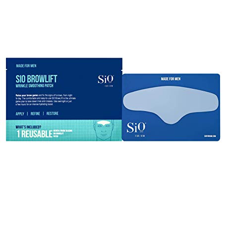 SiO Beauty For Him BrowLift | Forehead Anti-Wrinkle Patch | Overnight Smoothing Silicone Patches For Forehead Furrows, Expression Lines And Creases