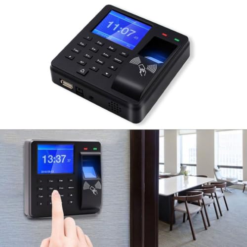 Lector biométrico con 1000 capacidades pin y descarga usb para control de accesos 6