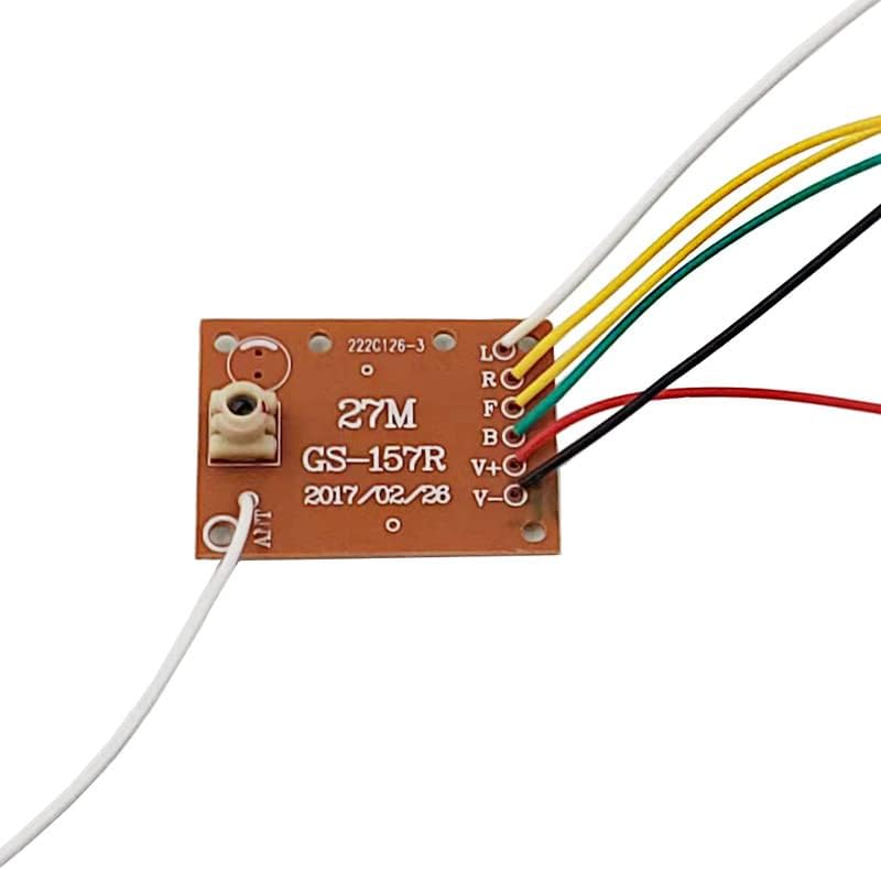 Miniatura 4 de Drincoshow 27MHZ Placa de circuito de cuatro vías Placa de circuito PCBA Placa de circuito de cuatro vías Transmisor y receptor de la placa de