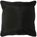 Dimensión : 40 X 40 Cm Douceur d\'Intérieur - 1600836, Cojin Ribete, 40 X 40 Cm, Essentiel, Poliéster Liso, Negro