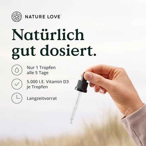 Vitamin D3 5000 Tropfen Nature Love, 50ml