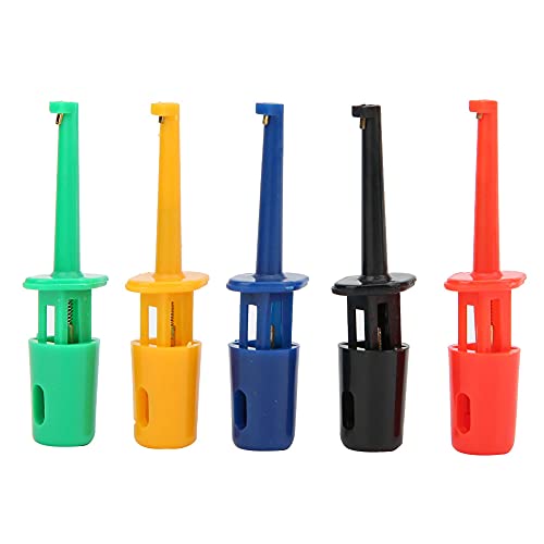 Marhynchus - Crochets d'Essai, 20pcs Sonde Colorée de Test d'Agrafe de Crochet d'Accessoires de Multimètre pour l'Essai Expérimental Électronique(Small Test Hook)