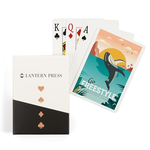 Lantern Press Cabo Mexico Gray Whale 52 Cartas Poker