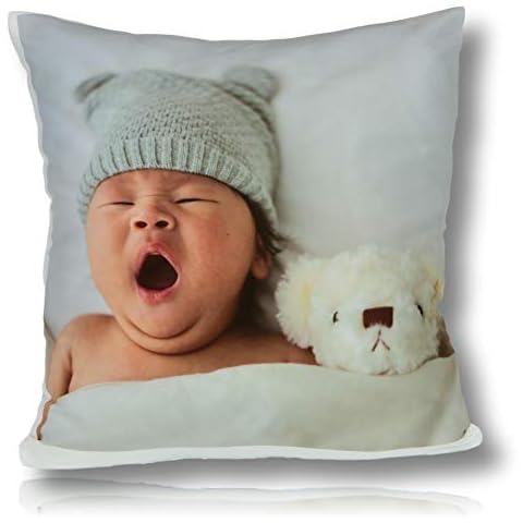 Personalised Cushion Printed Photo Collage Gift Custom Made Large Print + Filling FREE (16" x 16") Cover