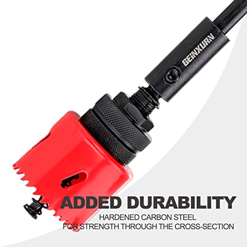 GEINXURN Tools Hole Saw Extension Chuck, 10-Inch x 3/8-Inch Hex Shank Reducing Locking Impact Extension by GEINXURN - Image 5