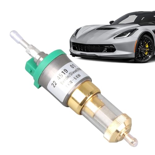 Pompe à huile pour chauffage stationnaire - Pompe à huile à impulsion - Pompe de dosage d'huile automatique silencieuse avec filtre à huile - Pompe de dosage d'huile de voiture pour la distribution