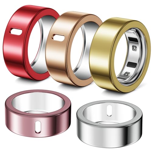 Hexasider 5パック リングカバー Oura Ring Gen 4/Oura Ring Gen 3 Horizon/Heritage対応 丈夫なTPUケース Ouraリングプロテクターアクセサリー Ouraサイズ9用