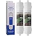 Produktbild Magic Water Filter WSF-100 | 2er Pack - Wasserfilter mit Schraubverschluß kompatibel mit Samsung Kühlschränken - externer Side-by-Side Kühlschrank Filter WSF100
