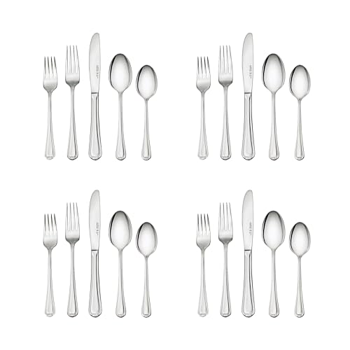 HENCKELS Alcea Flatware Set, 20-Piece, Silver - Thumbnail 6