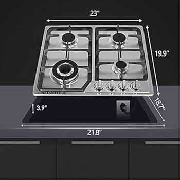 4 burner gas stove carrefour